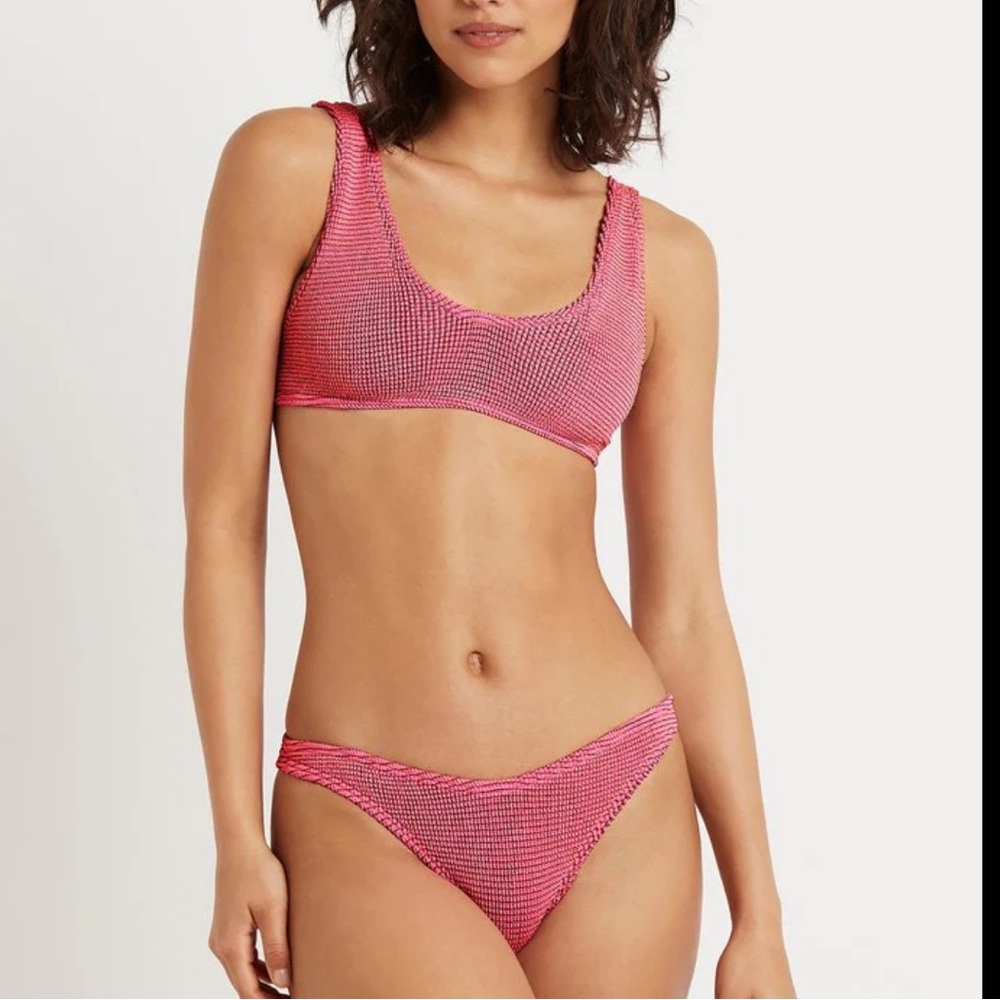 Pink Bond-Eye Bikini Set